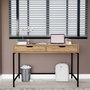Hanah Home Atlas 1600-61 Escritorio de Estudio Atlantic Pine